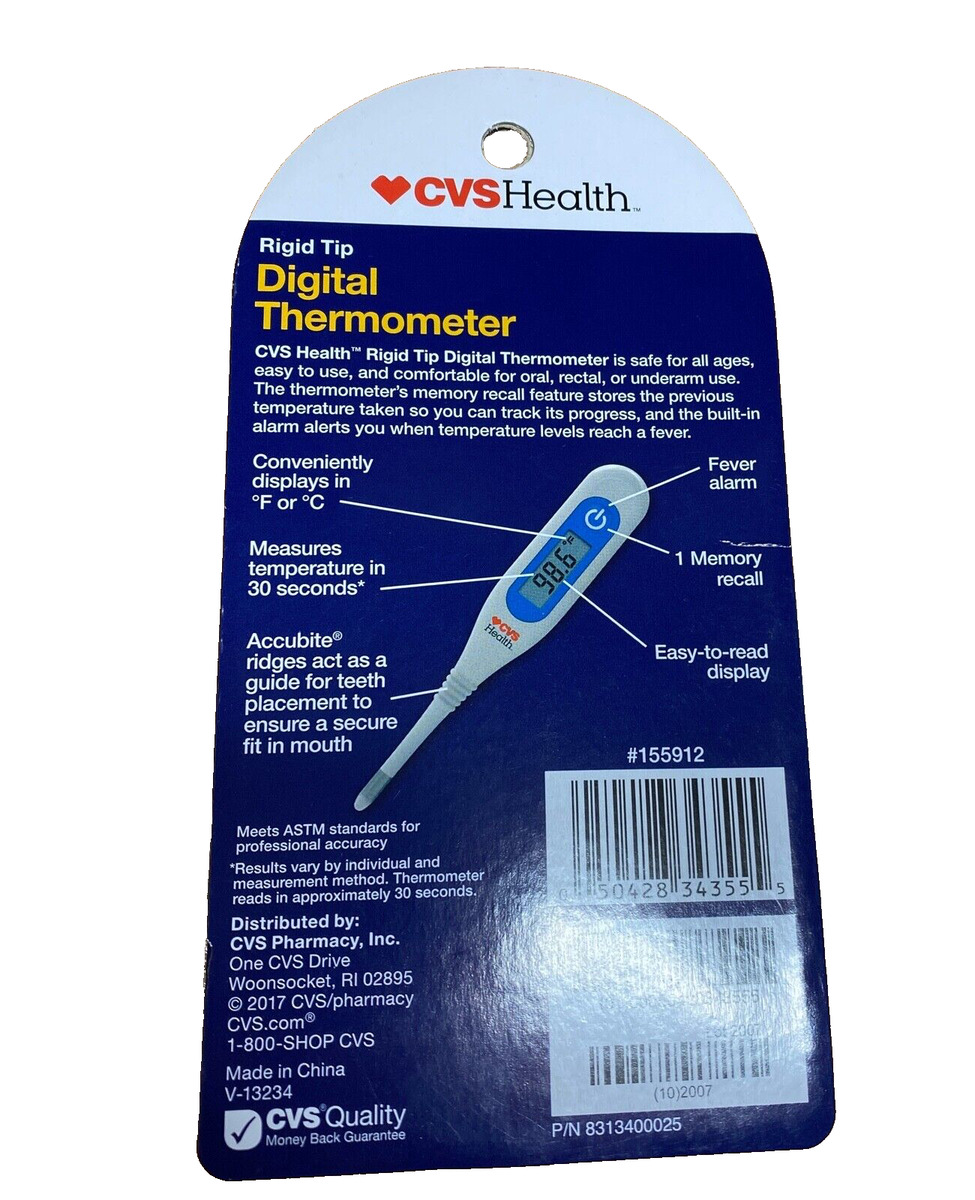 Why the CVS Health Rigid Tip Digital Thermometer is a Must-Have for Accurate Temperature Readings